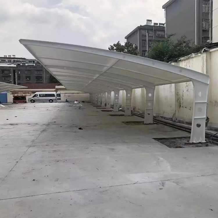 大厂膜结构汽车棚